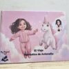 Portada del libro infantil personalizado "Un viaje fantástico", con ilustraciones mágicas y el nombre del niño/a.