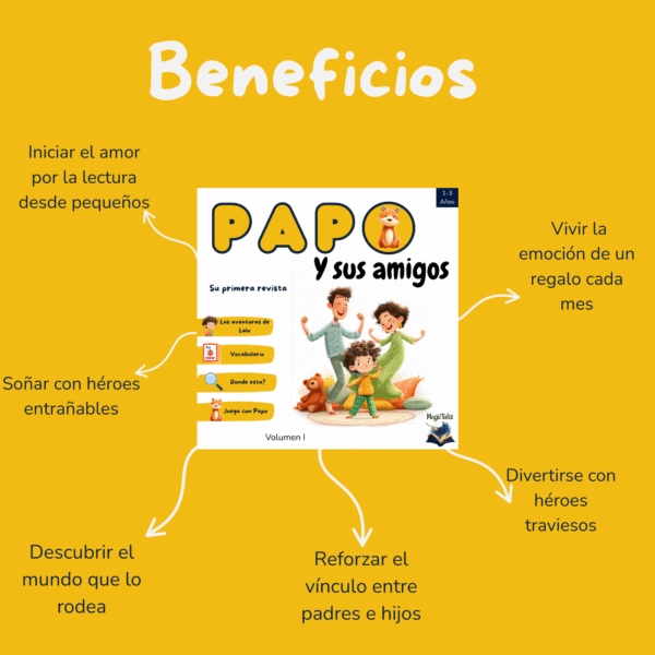 Beneficios de la revista infantil: desarrollo temprano, vínculo familiar y amor por la lectura