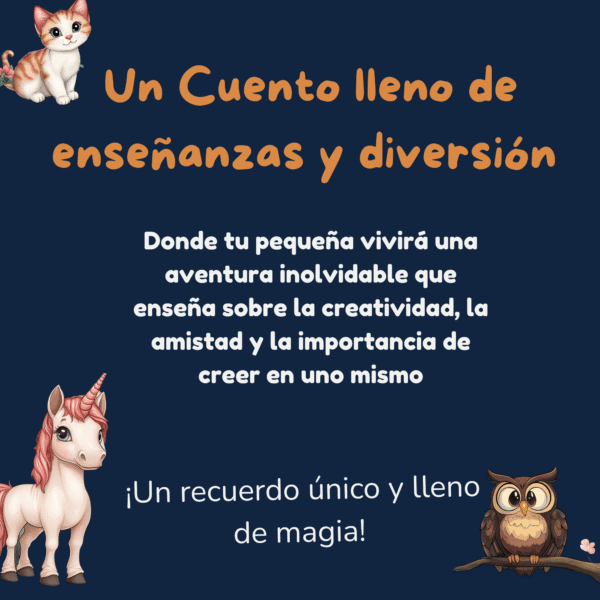Imagen descriptiva del cuento "Un viaje fantástico", con escenas del mundo encantado y personajes del libro.