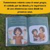 Interior del libro personalizado con páginas ilustradas llenas de colores y personajes mágicos