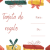 Carta de regalo (2) Tarjeta de regalo (Libro vertical)