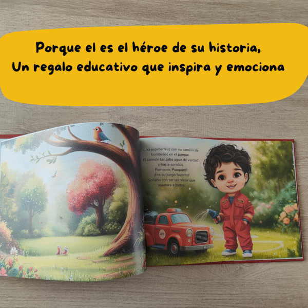 Valores enseñados en el libro "El Pequeño Bombero": ayuda, empatía, responsabilidad y confianza