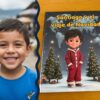 libro-personalizado-navidad Portada del cuento infantil personalizado el Viaje Mágico de Navidad” con temática navideña