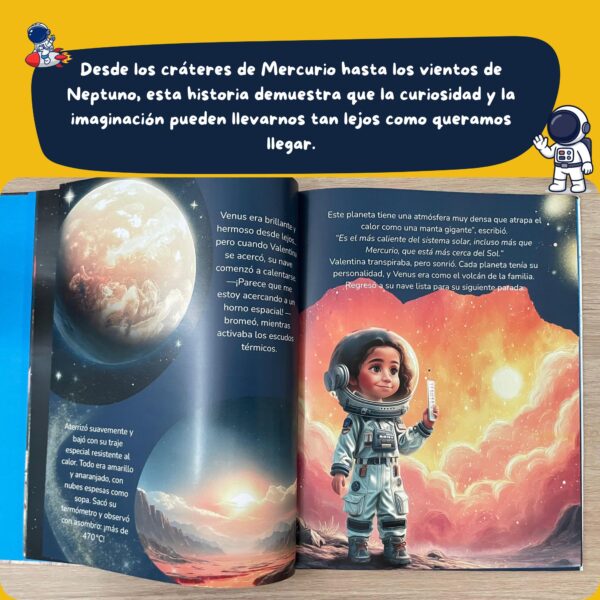descripcion-libro-la-astronauta-aprendizaje-y-imaginacion Descripción del cuento “La Astronauta”, una historia que combina ciencia, imaginación y valores