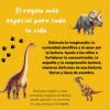 libro-abierto-cuento-mundo-de-dinosaurios-educativo Páginas abiertas del cuento “Mundo de Dinosaurios” con escenas llenas de color, acción y aprendizaje