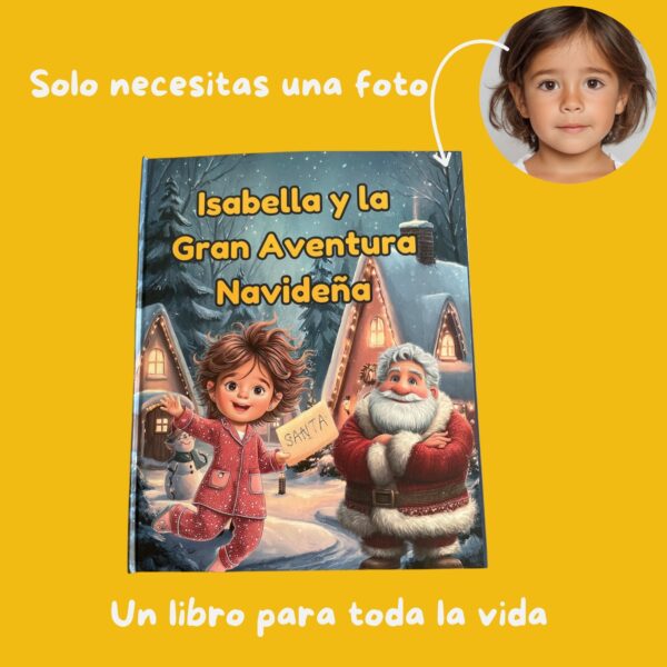 paginas-ilustradas-cuento-navideno-polo-norte Páginas del cuento ilustrado mostrando escenas navideñas con elfos, animales del ártico y magia