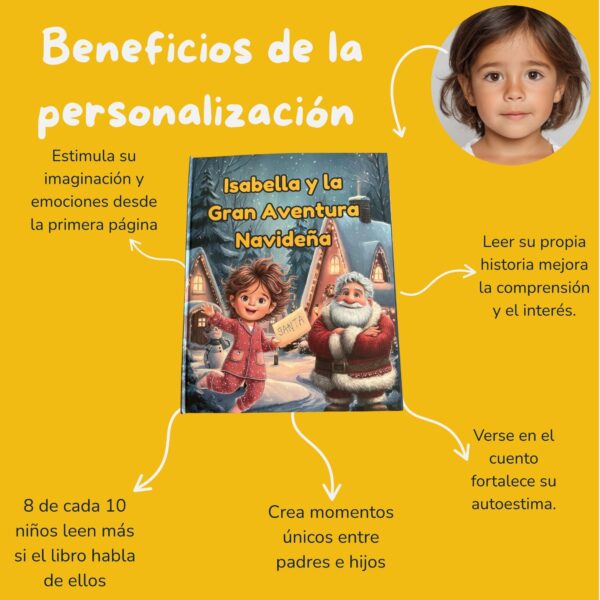 descripcion-libro-navideno-personalizado-valores Descripción del cuento personalizado “La Gran Aventura Navideña” que enseña generosidad y empatía